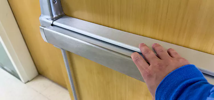 Installing a Push Bar on a Door New Bedford
